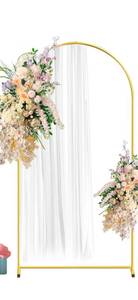lot 202 image: Gold Wedding Arch - Brand New
