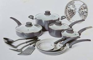 lot 211 image: Mueller Healthy Cookware 16pc Set $99.99 Retail - Brand New