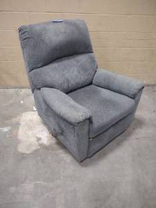 lot 18 image: grey recliner