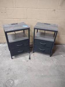 lot 93 image: matching night stands