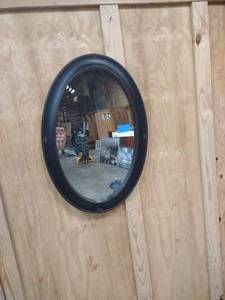 lot 30 image: oval mirror