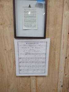lot 37 image: sheet music print, framed sheet music