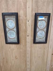 lot 39 image: 2 globe prints