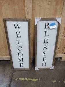 lot 42 image: 2 inspirational quotes