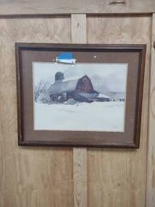 lot 46 image: winter of 1975 print