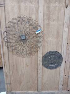 lot 53 image: metal wall decorations.