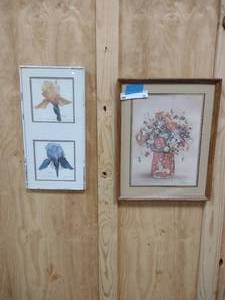 lot 58 image: floral print, watercolor