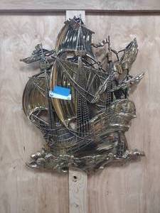lot 63 image: Ship wall art