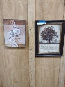 lot 68 image: inspirational quote artwork