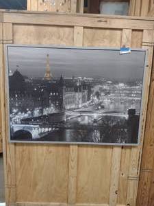 lot 67 image: large paris cityscape print