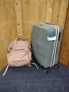 lot 82 image: GSM Roam rolling suitcase, Portland Gear Cascade Backpack