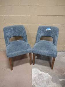 lot 15 image: blue chairs