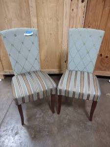 lot 132 image: matching straight chairs