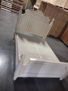 lot 128 image: Queen bed frame