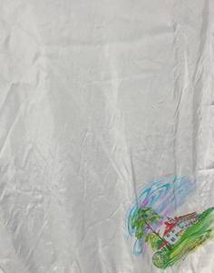 lot 59 image: Mount Vernon Souvenir Scarf - Illustrated Estate Scene