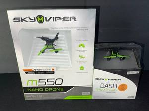 lot 85 image: Sky Viper M550 Nano Drone & Dash Nano Drone