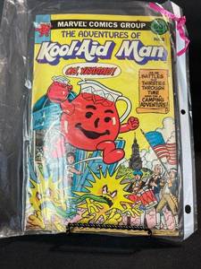 lot 95 image: Kool-Aid Man Marvel Comic - The Adventures of Kool-Aid Man No. 2