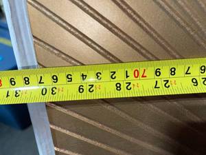 lot 102 image: Gold Sunburst Wall Mirror - Square Center Cutout