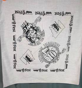 lot 111 image: We Fest Souvenir Scarf - Detroit Lakes MN 10th Celebration Memorabilia