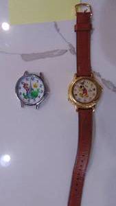 lot 32 image: Mickey Mouse and Mario Brothers Watches
