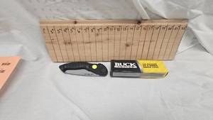 lot 17 image: Buck Knives Folding Saw, Like New in Box