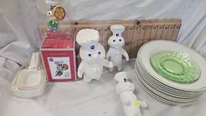 lot 58 image: Pilsbury and Plate Lot as Pictured