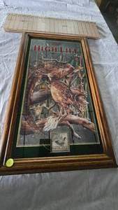 lot 76 image: Miller High Life Mirror-Pheasants-16x26 Reflective