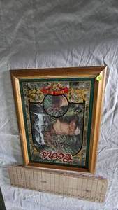 lot 78 image: Coors Nature Series Bar Mirror #5 Bull Elk-Susan Shea