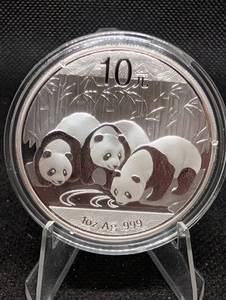 lot 37 image: China Panda Silver Coin 2013 - 1 oz .999 Fine - Temple of Heaven - 10 Yuan