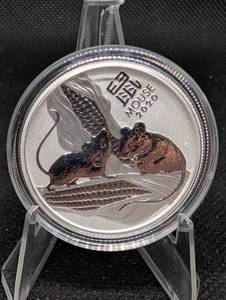 lot 44 image: The Perth Mint Lunar II Year of the Rat 2020 12 oz Silver Proof Coin