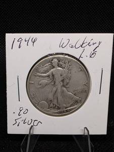 lot 70 image: Walking Liberty Half Dollar - 1944