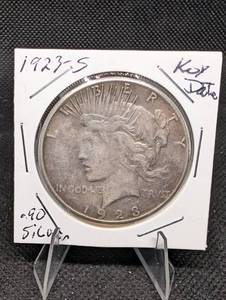 lot 85 image: Peace Dollar 1923-S