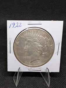 lot 86 image: 1922 Peace Dollar - U.S. Silver One Dollar Coin