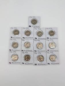 lot 99 image: US Bicentennial Quarter 1776-1976 (Lot of 13)