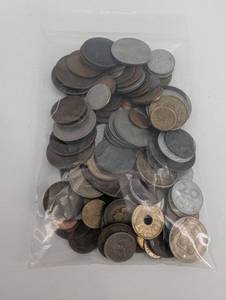 lot 116 image: Assorted Foreign Coins - 1 lb Bag of World Currencies