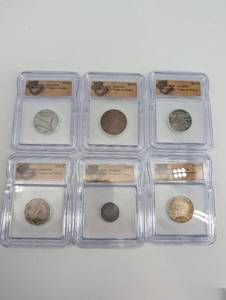 lot 118 image: ICG World Coin Treasure Hoard (Lot of 6)