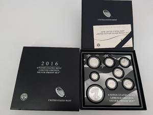 lot 127 image: United States Mint 2016 Limited Edition Silver Proof Set - 1 oz Silver Eagle