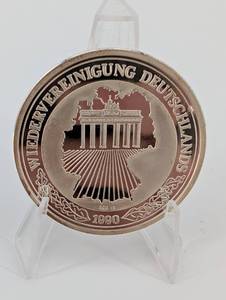 lot 133 image: Coin - Germany 1990 Reunification Commemorative Silver 999 Fine