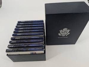 lot 137 image: United States Mint 50 State Quarters Proof Set (1999-2008) in Original Box