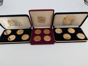 lot 155 image: Grand Casino Hinckley Series II Collectible Coins (Lot of 12)