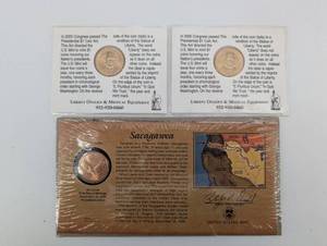 lot 156 image: U.S. Mint Presidential Dollar Coins & Sacagawea Dollar (Lot of 3)