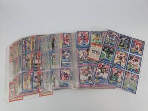 lot 163 image: 1990 Score NFL Football Cards Binder Collection - Rookies & Veterans Chris Carter Tom Brown Rookie Cars Included