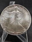 First Year American Silver Eagle 1986 - 1 oz .999 Fine Silver Dollar - US Mint Bullion