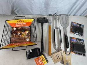 lot 14 image: New Grilling Tools and Accessories