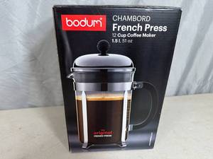 lot 31 image: New Bodum 12 Cup French Press Coffee Maker