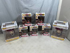lot 33 image: 7 New Funko Pop Collectibles - Hook and Magic Johnson