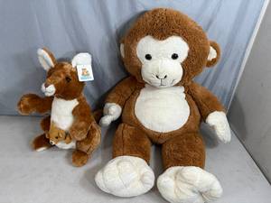 lot 54 image: 2 Large Goffa Plush Stuffed Toys