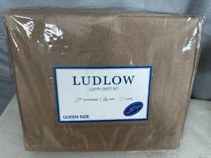lot 55 image: New 6 pc Ludlow Luxury Sheet Set - Queen Size