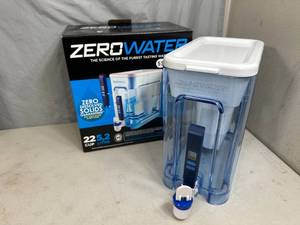 lot 63 image: New ZeroWater 22 Cup Water Filtration Pitcher with Meter