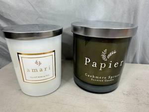 lot 87 image: 2 New Designer Candles - See Note
